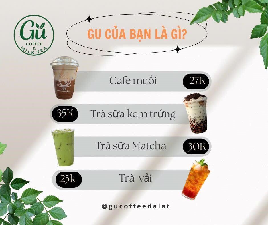 Đâu đó 30k là bạn có ngay một ly thức uống tại Đà Lạt rồi