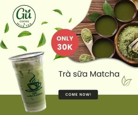Đa dạng thức uống với mọi đối tượng tại Gu Coffee & Milk Tea